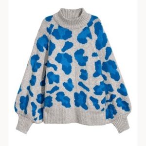 H&M cheetah sweater